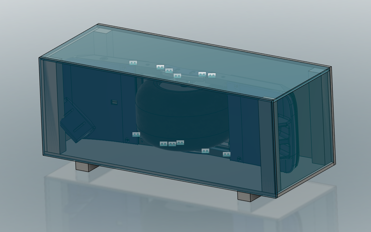 Wooden transport crate